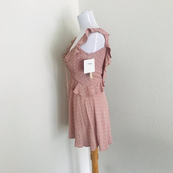 Flynn Skye Mimi Dress Mauve Cluster New Tags small - Picture 4 of 8